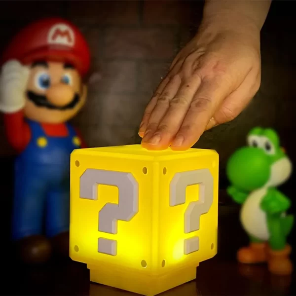 Luminária Bloco Super Mario